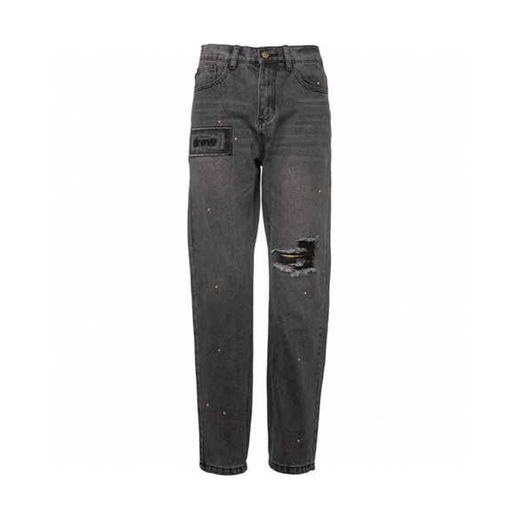 Drew House Washed Ink-Drenched Jeans - Picture 1 of 9